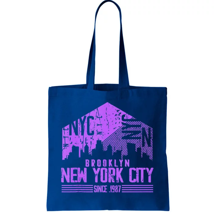 New York City Born In Brooklyn 1987 Tote Bag