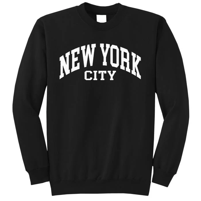 New York City American Us Patriot College Font Sweatshirt