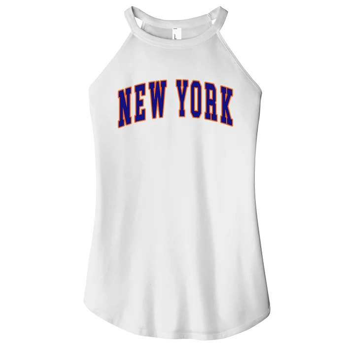 New York City Text Women’s Perfect Tri Rocker Tank