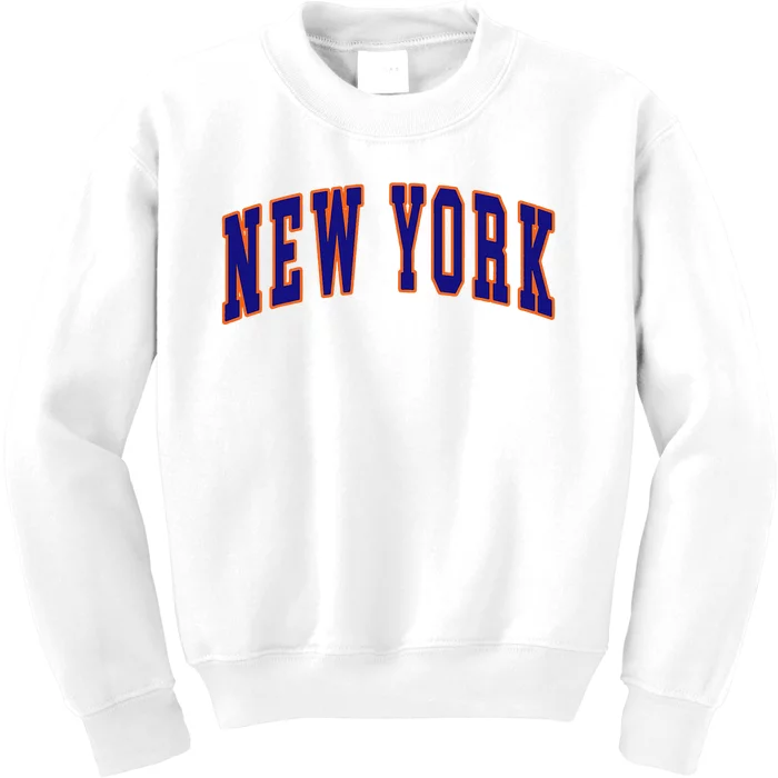 New York City Text Kids Sweatshirt