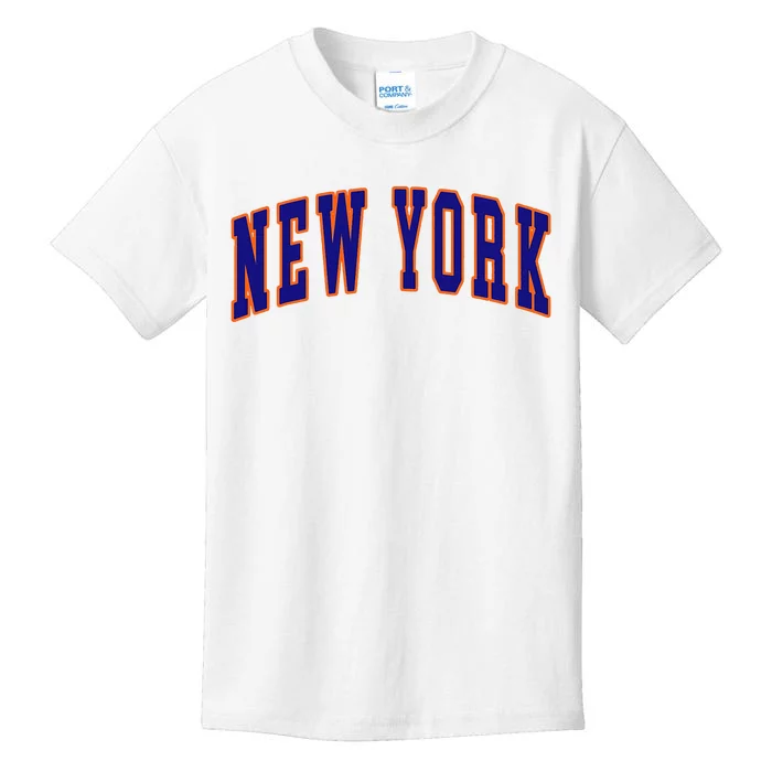 New York City Text Kids T-Shirt