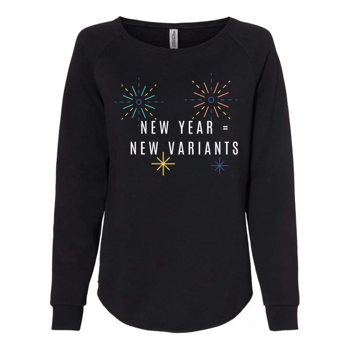 New Year Equals New Variants 2022 Womens California Wash Sweatshirt