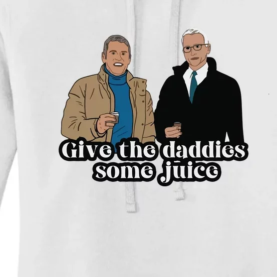 New YearS Eve Give The Daddies Some Juice Women's Pullover Hoodie