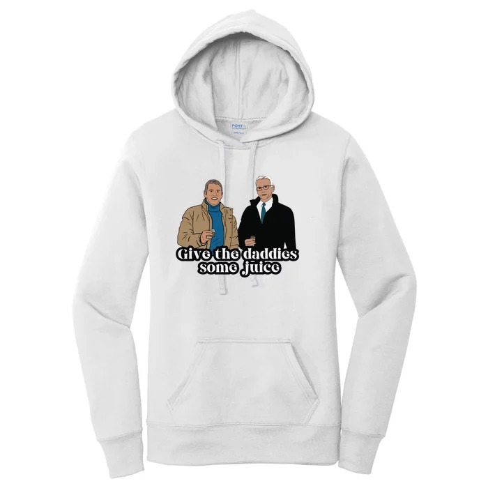 New YearS Eve Give The Daddies Some Juice Women's Pullover Hoodie