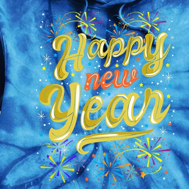 New Years Eve Party Supplies Nye 2024 Happy New Year Gift Tie Dye Hoodie