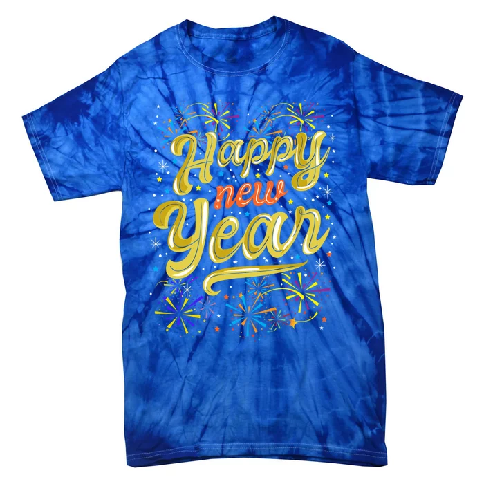 New Years Eve Party Supplies Nye 2024 Happy New Year Gift Tie-Dye T-Shirt