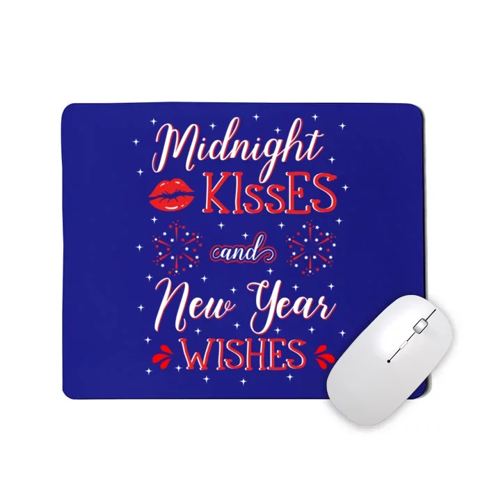 New YearS Eve Countdown Ing Lips Fireworks Pyro Gift Mousepad