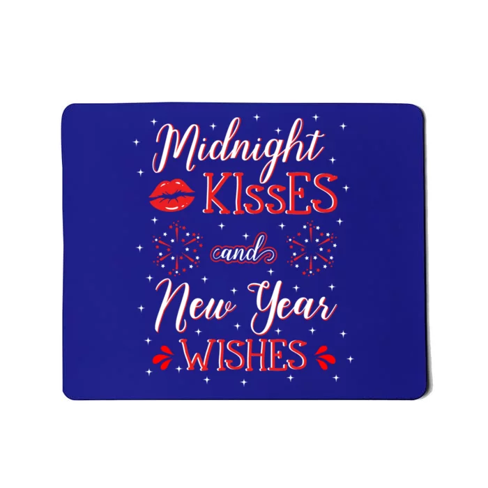 New YearS Eve Countdown Ing Lips Fireworks Pyro Gift Mousepad