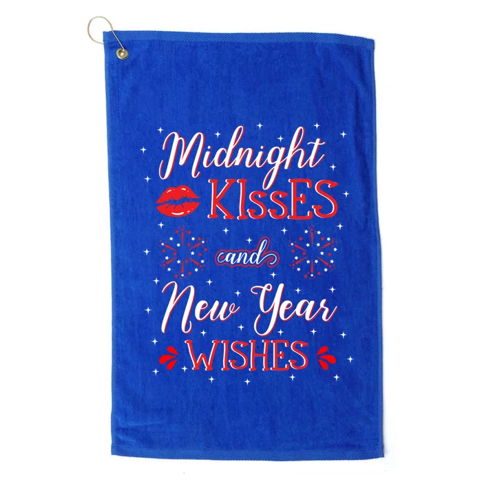 New YearS Eve Countdown Ing Lips Fireworks Pyro Gift Platinum Collection Golf Towel