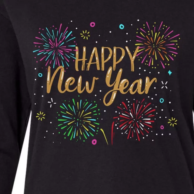 New Years Eve Party Supplies Nye 2023 Happy New Year Long Sleeve Womens Cotton Relaxed Long Sleeve T-Shirt