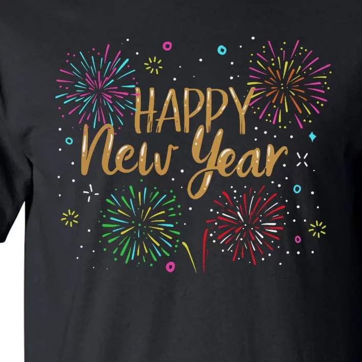 New Years Eve Party Supplies Nye 2023 Happy New Year Long Sleeve Tall T-Shirt