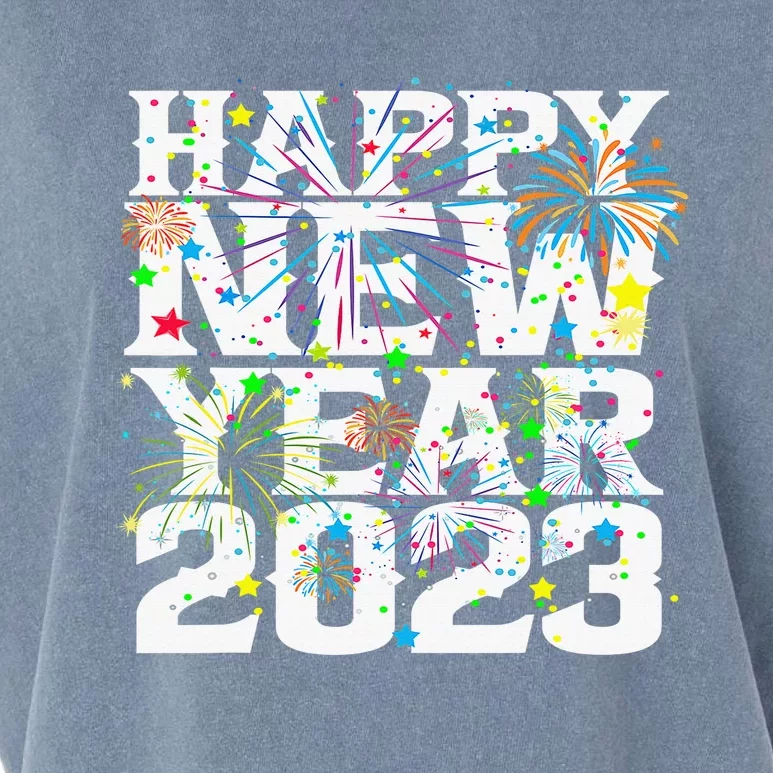 New Years Eve Party Supplies Happy New Year Funny Garment-Dyed Women's Muscle Tee