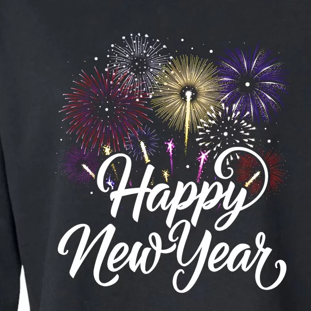 New Years Eve Party Supplies Nye 2024 Happy New Year Cropped Pullover Crew