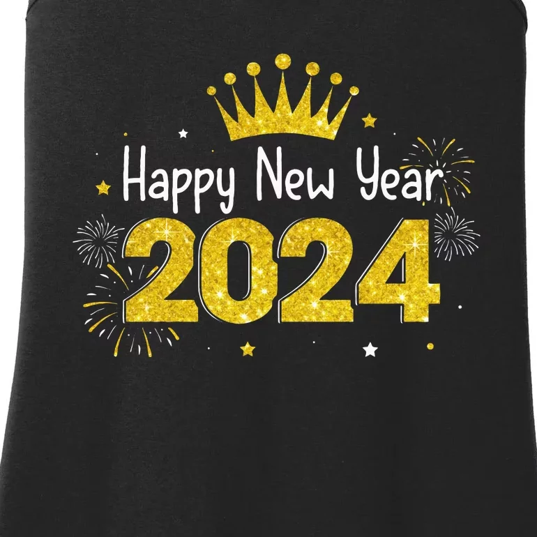 New Years Eve Party Supplies 2024 Happy New Year Fireworks Ladies Essential Tank