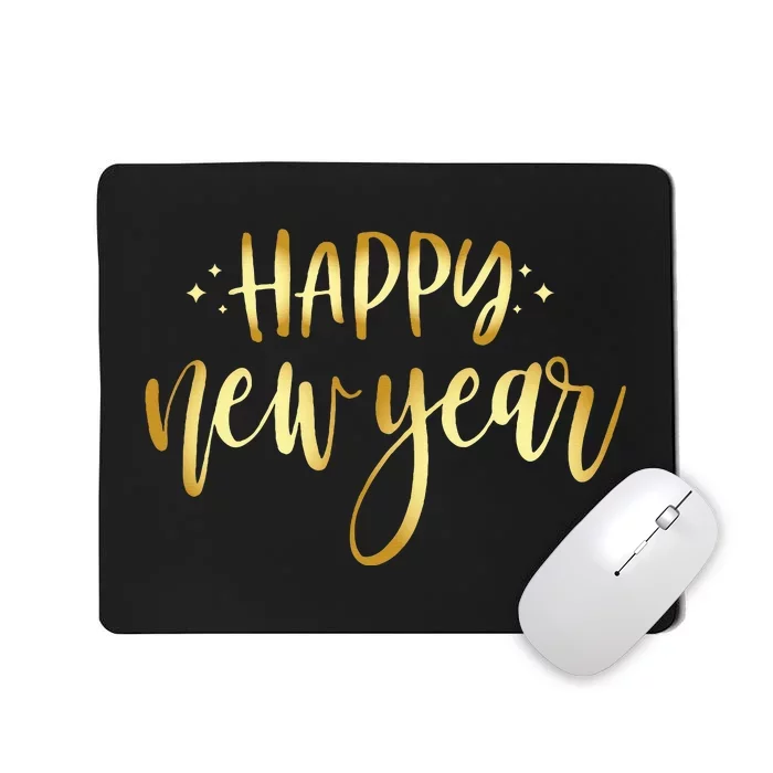 New Years Eve Party Supplies 2024 Happy New Year Fireworks Mousepad