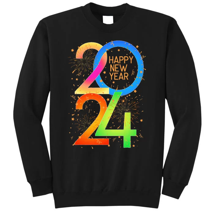 New Year's Eve 2024 Colorful NYE Party Tall Sweatshirt