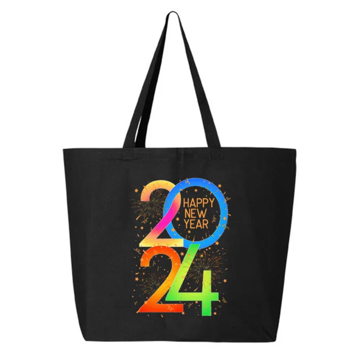 New Year's Eve 2024 Colorful NYE Party 25L Jumbo Tote