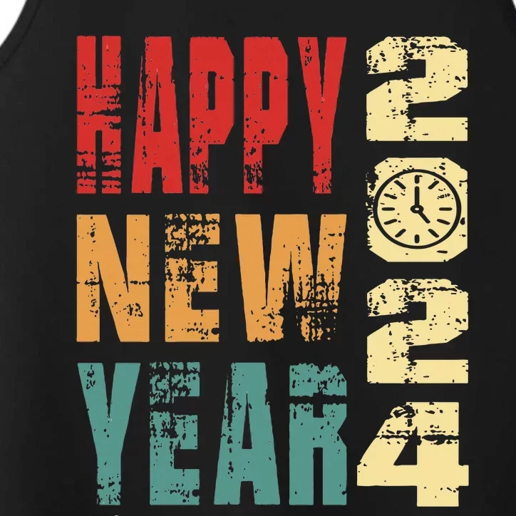 New Years Eve Party Happy new years 2024 Performance Tank