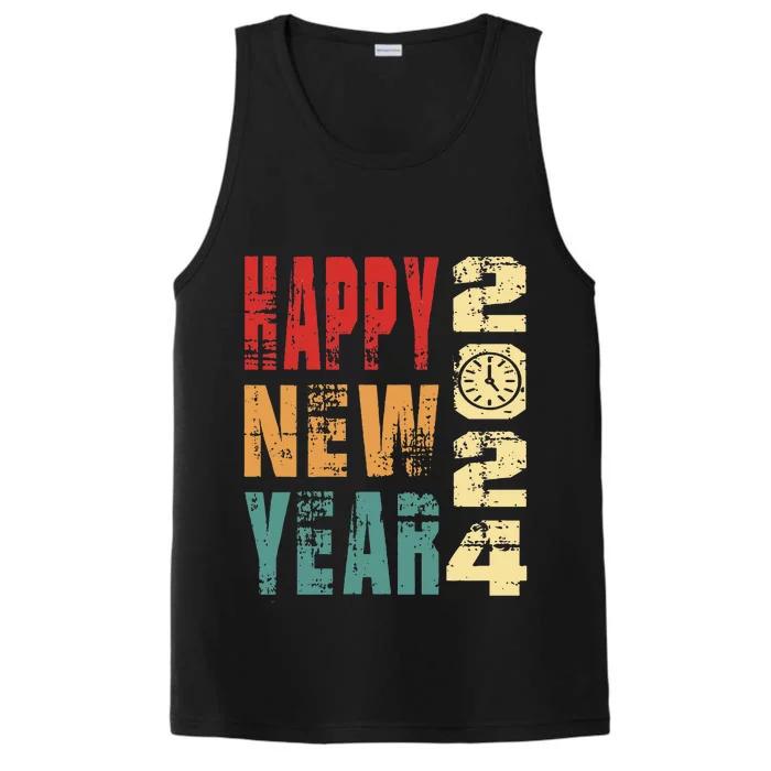 New Years Eve Party Happy new years 2024 Performance Tank