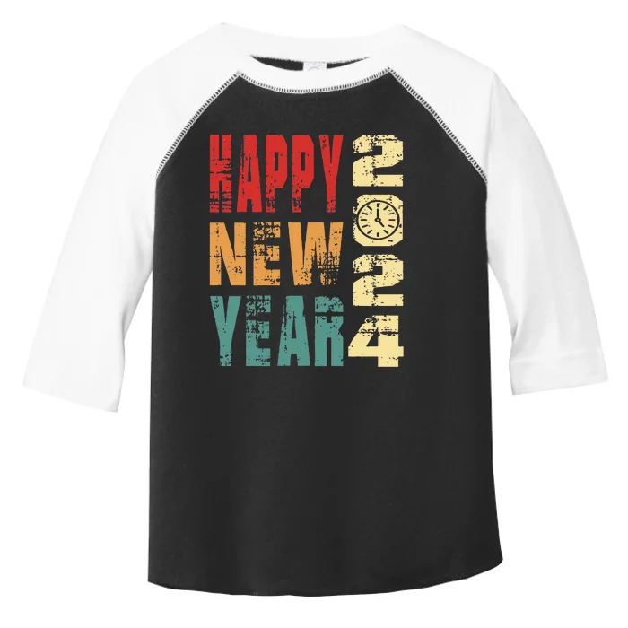 New Years Eve Party Happy new years 2024 Toddler Fine Jersey T-Shirt