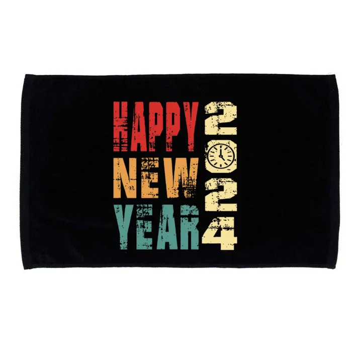 New Years Eve Party Happy new years 2024 Microfiber Hand Towel