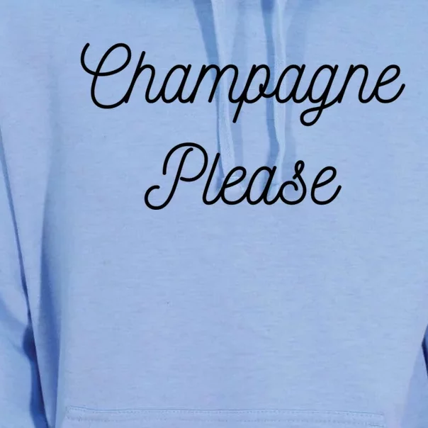 New Years Eve Champagne Please Matching Bubbly Unisex Surf Hoodie