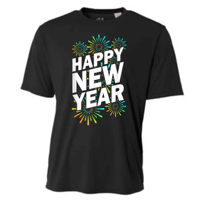 New YearS Eve Happy New Year Cooling Performance Crew T-Shirt