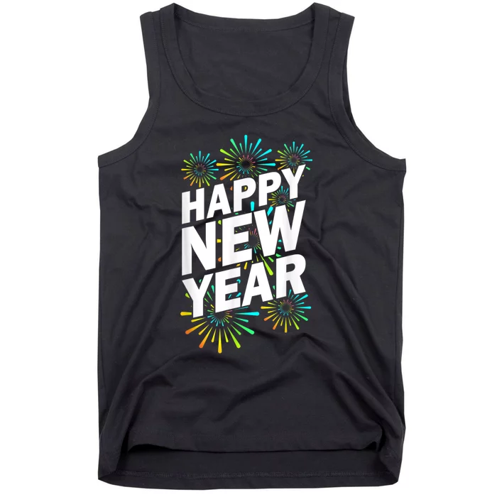 New YearS Eve Happy New Year Tank Top