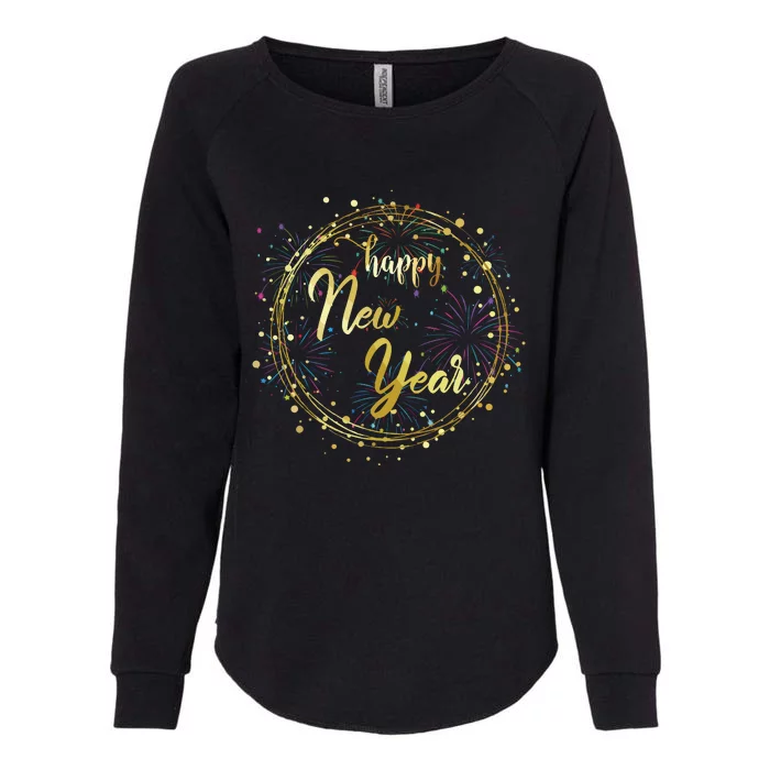 New Years Eve Party Supplies 2024 Happy New Year Family Womens California Wash Sweatshirt