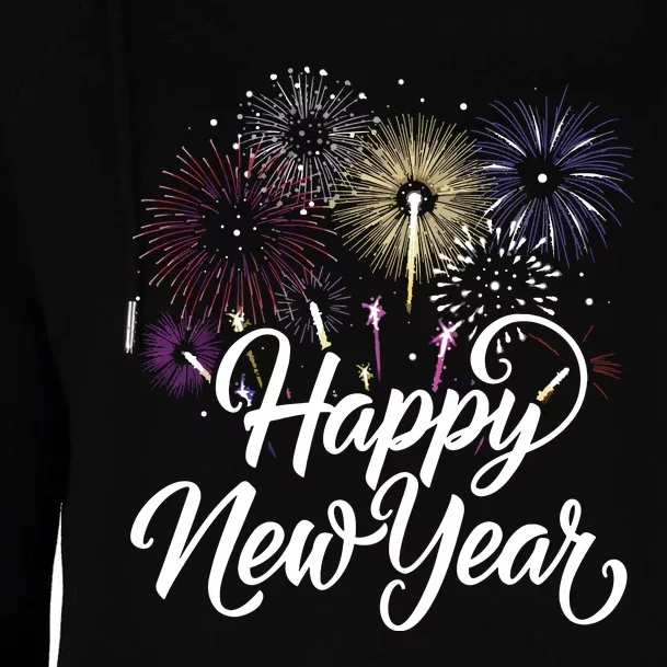 New Years Eve Party Supplies Nye 2024 Happy New Year Womens Funnel Neck Pullover Hood