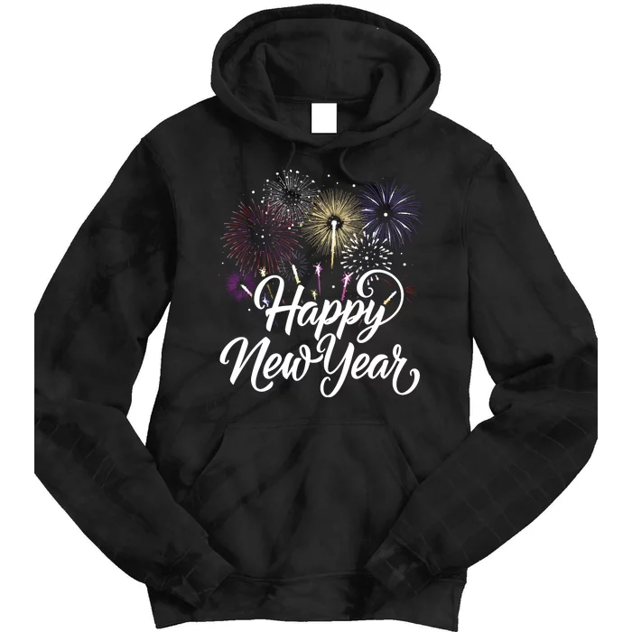 New Years Eve Party Supplies Nye 2024 Happy New Year Tie Dye Hoodie