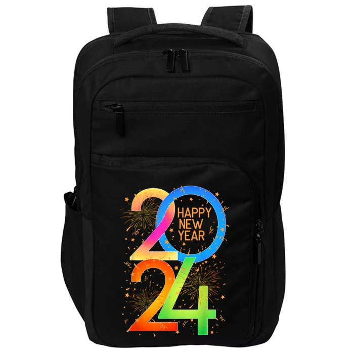 New YearS Eve 2024 Colorful Nye Party Impact Tech Backpack