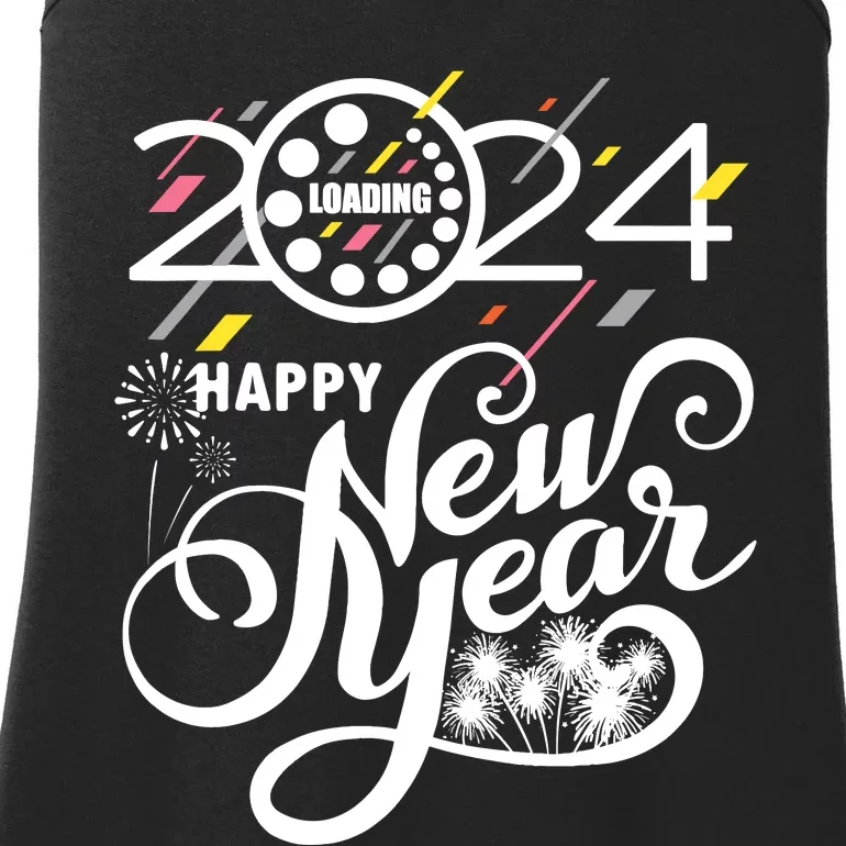 New Years Eve Party Supplies 2024 Happy New Year Fireworks Ladies Essential Tank