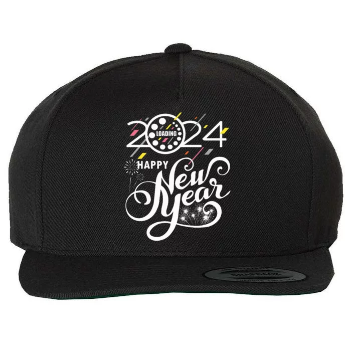 New Years Eve Party Supplies 2024 Wool Snapback Cap