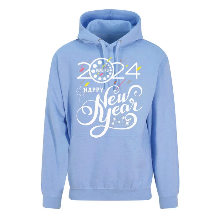 New Years Eve Party Supplies 2024 Unisex Surf Hoodie