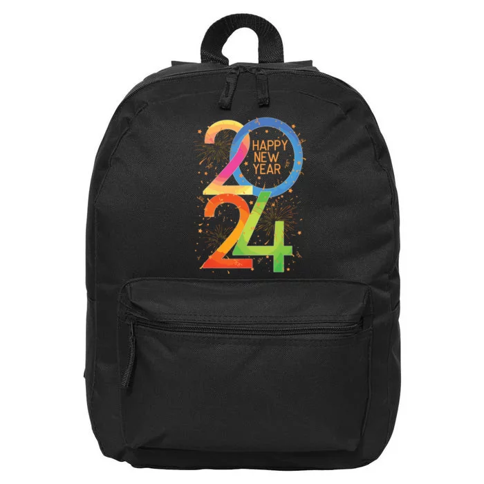 New Years Eve 2024 Colorful Nye Party 16 in Basic Backpack