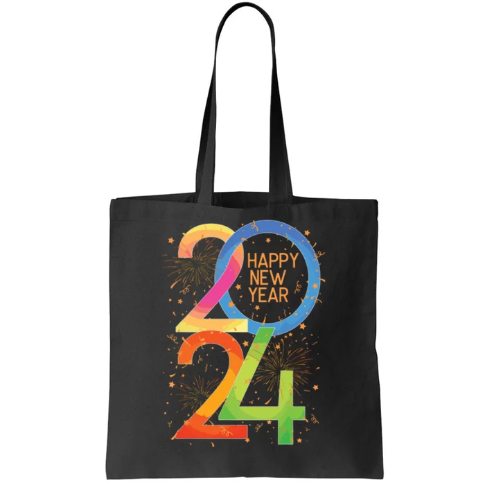 New Years Eve 2024 Colorful Nye Party Tote Bag