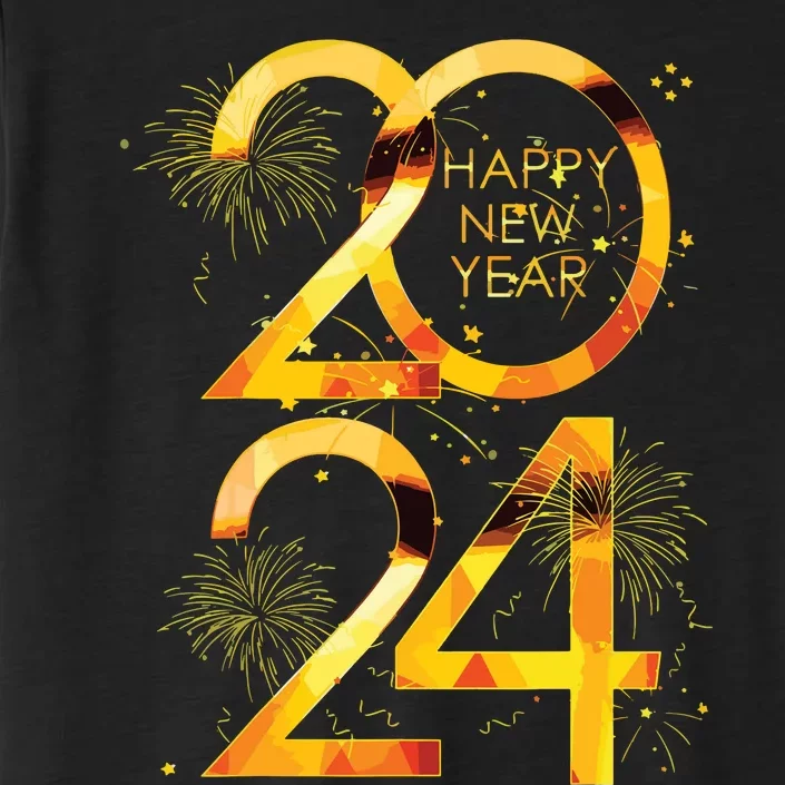 New Years Eve Party Supplies 2024 Happy New Year Fireworks ChromaSoft Performance T-Shirt