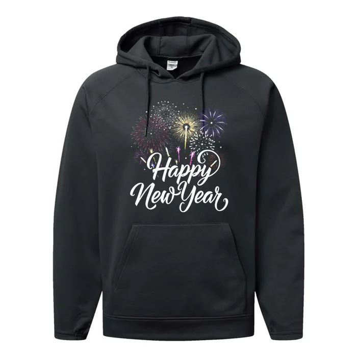 New Years Eve Party Supplies NYE 2024 Performance Fleece Hoodie