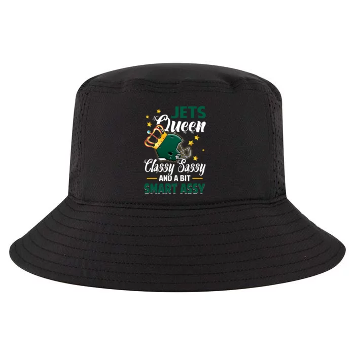 New York Football Queen Classy Sassy And A Bit Smart Assy Cool Comfort Performance Bucket Hat