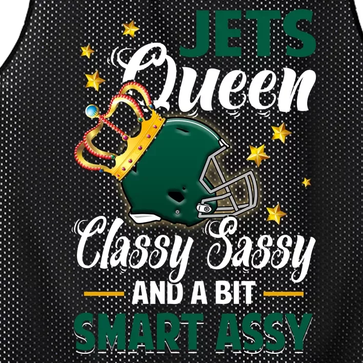 New York Football Queen Classy Sassy And A Bit Smart Assy Mesh Reversible Basketball Jersey Tank