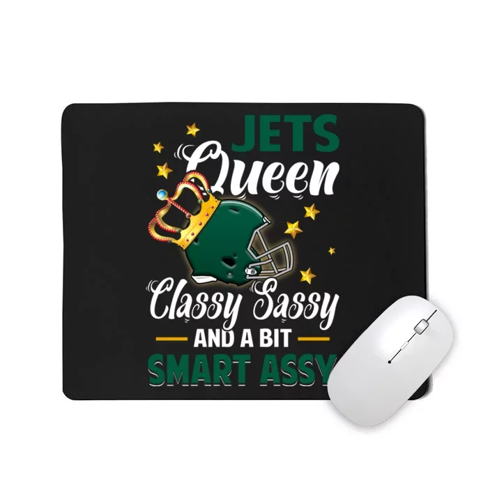 New York Football Queen Classy Sassy And A Bit Smart Assy Mousepad