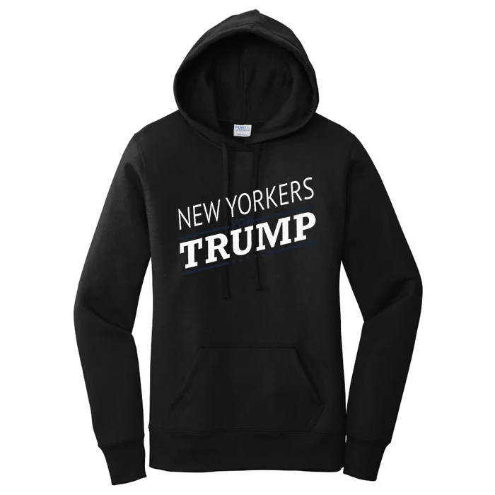 New York For Trump 2024 Second President Election Women's Pullover Hoodie