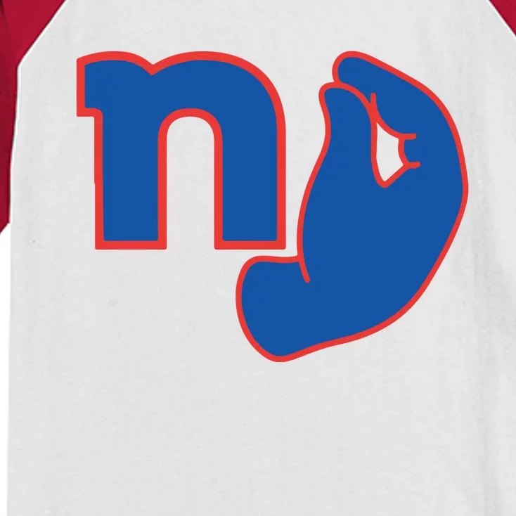 New York Football Kids Colorblock Raglan Jersey