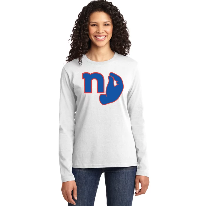 New York Football Ladies Long Sleeve Shirt