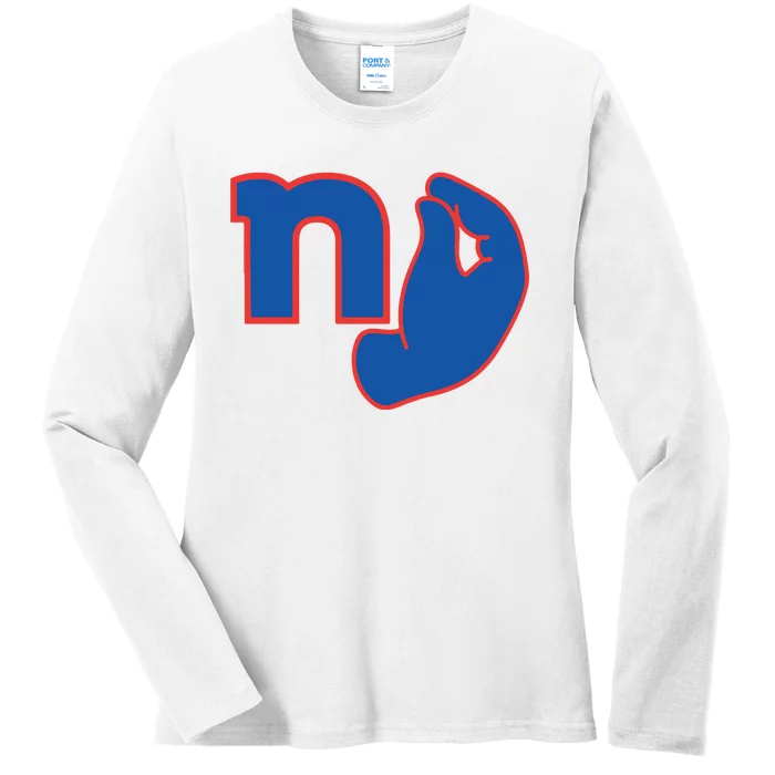 New York Football Ladies Long Sleeve Shirt