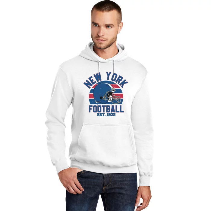 New York Football Est 1925 Football Team Supporter Hoodie