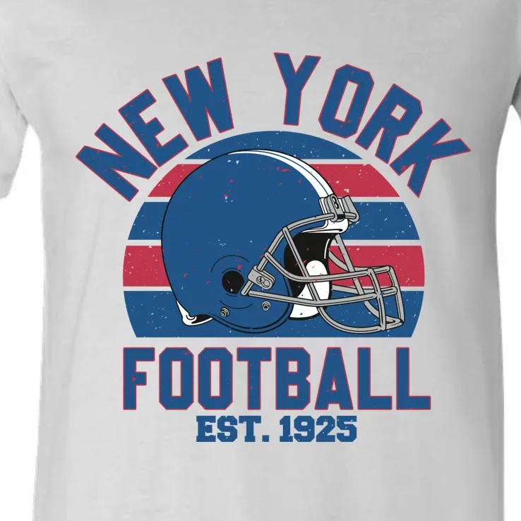 New York Football Est 1925 Football Team Supporter V-Neck T-Shirt