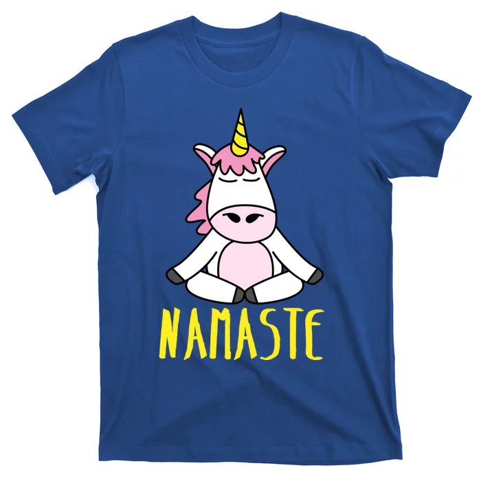 Namaste Yoga Funny Meditating Magical Creature Gift T-Shirt