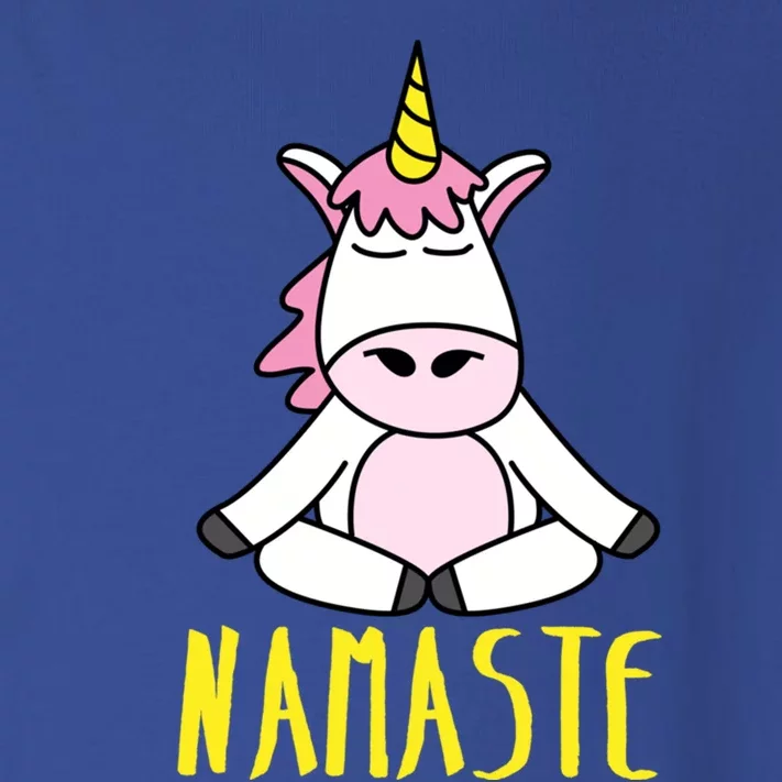 Namaste Yoga Funny Meditating Magical Creature Gift Toddler Long Sleeve Shirt